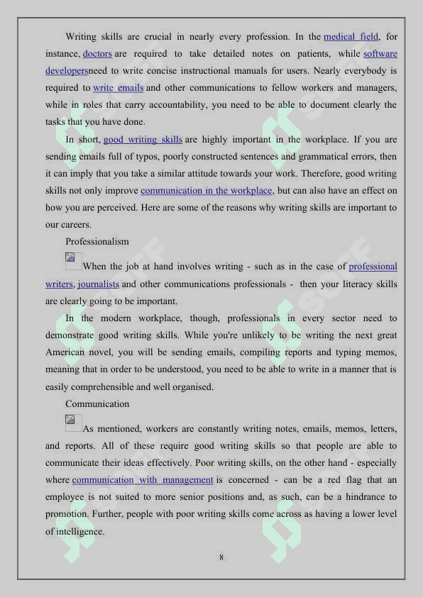 Developing writing skills of A2 level students with an essay 8