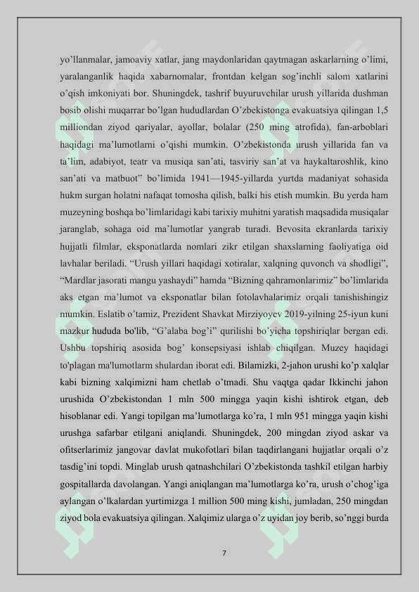 O’zbekiston muzeylari 7