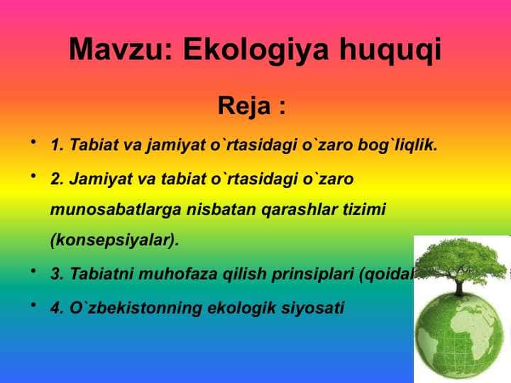 Ekologiya huquqi