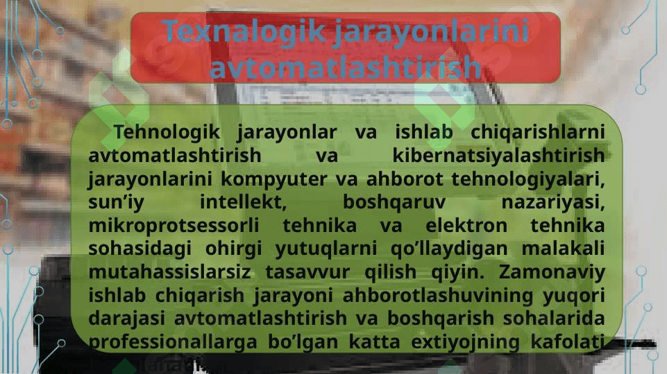 AVtomatlashtirilgan Ish Joylari 7