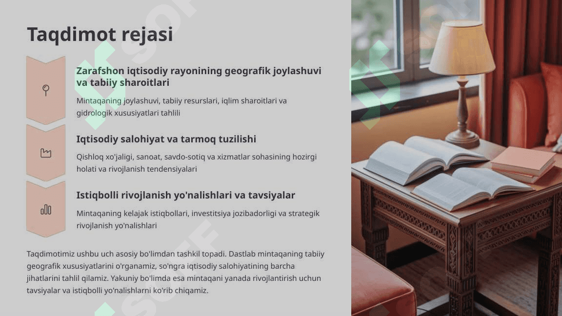 Zarafshon iqtisodiy rayoni tahlili 2