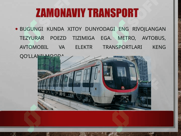 Xitoyda Transport va Turizm 6