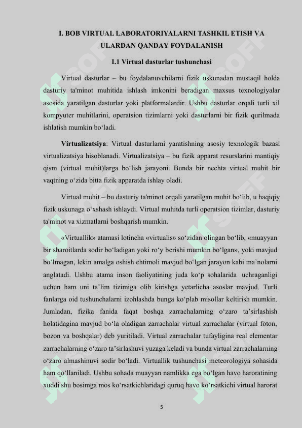 Virtual dasturlar va ulardan foydalanish 5