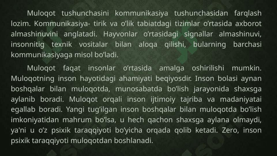 Muloqot tushunchasi 8