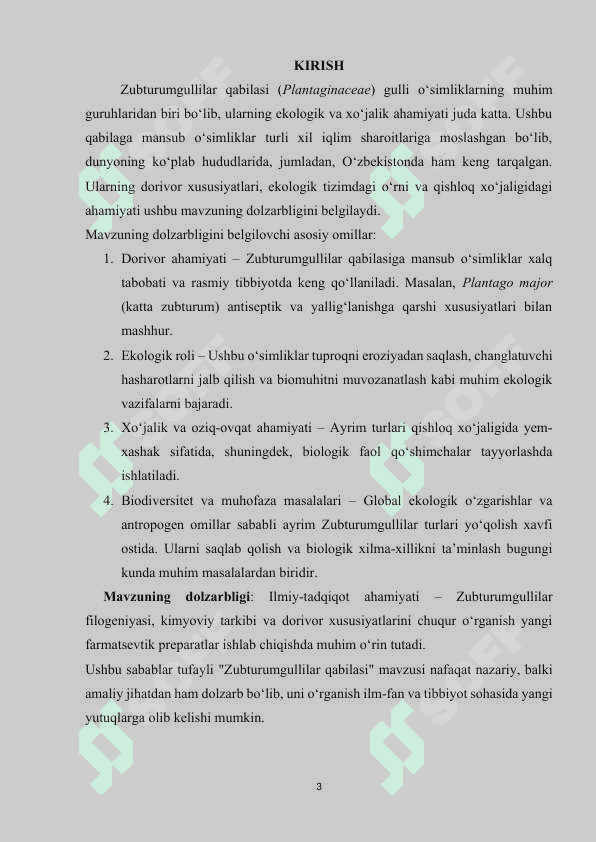 Zubturumgullillar qabilasi 3