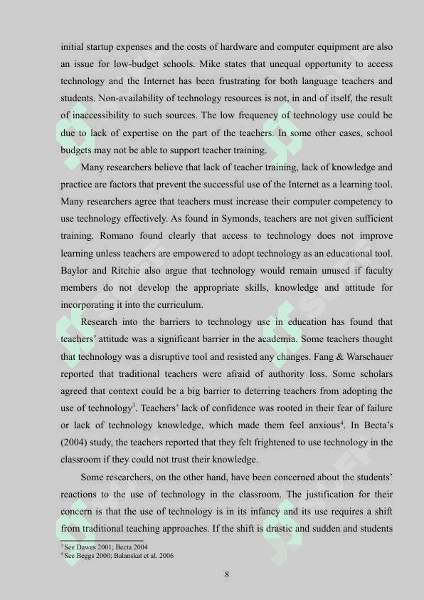 The impact of Technology on Learning Language 8