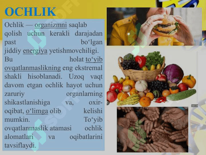 Gipoenergetik holatlar 3