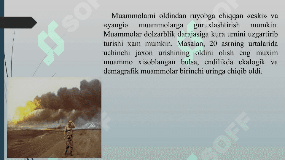 Global muammolar 8