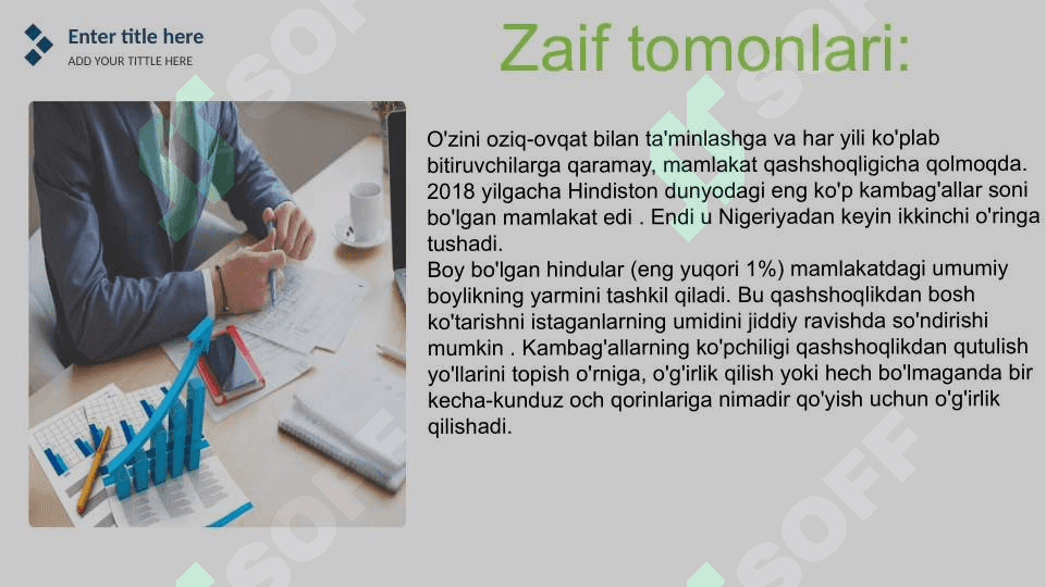 hindistonning SWOT tahlili 7