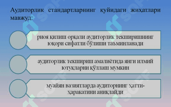 АУДИТ СТАНДАРТЛАРИ 7