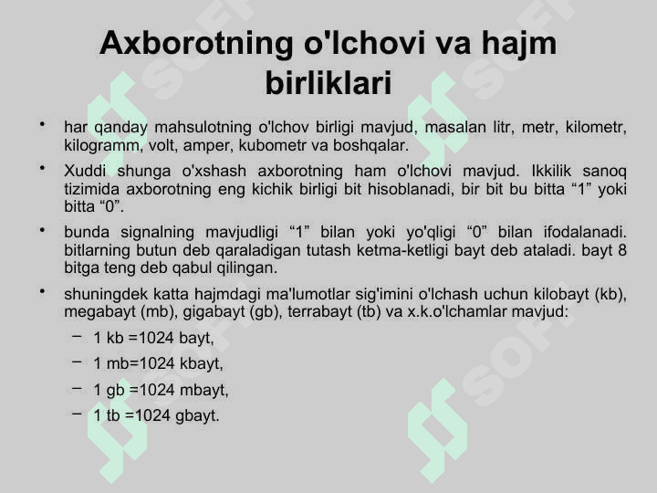 Ахbоrоt tushunchаsi 3