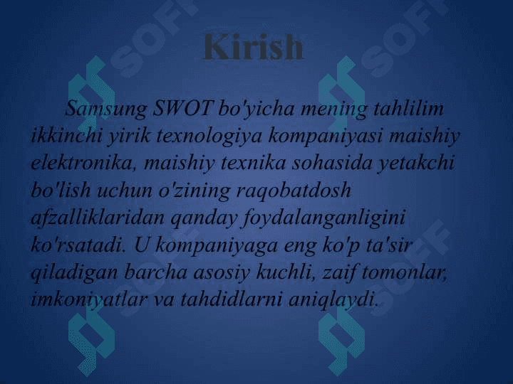 SWOT tahlili   samsung 3