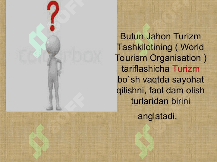 TURIZM o’zi nima 4