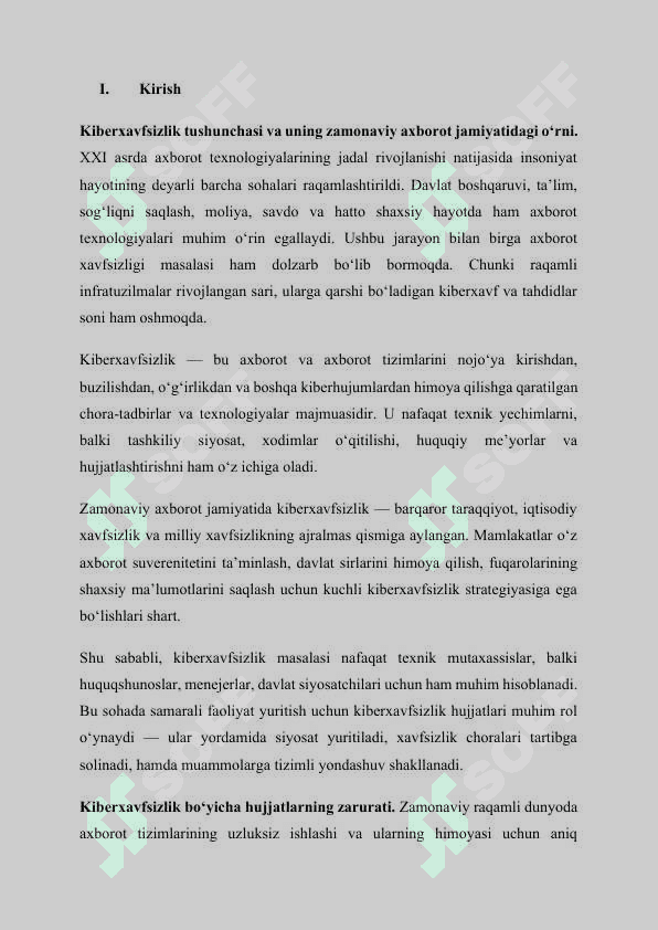 Kiberxavfsizlik hujjatlari 3