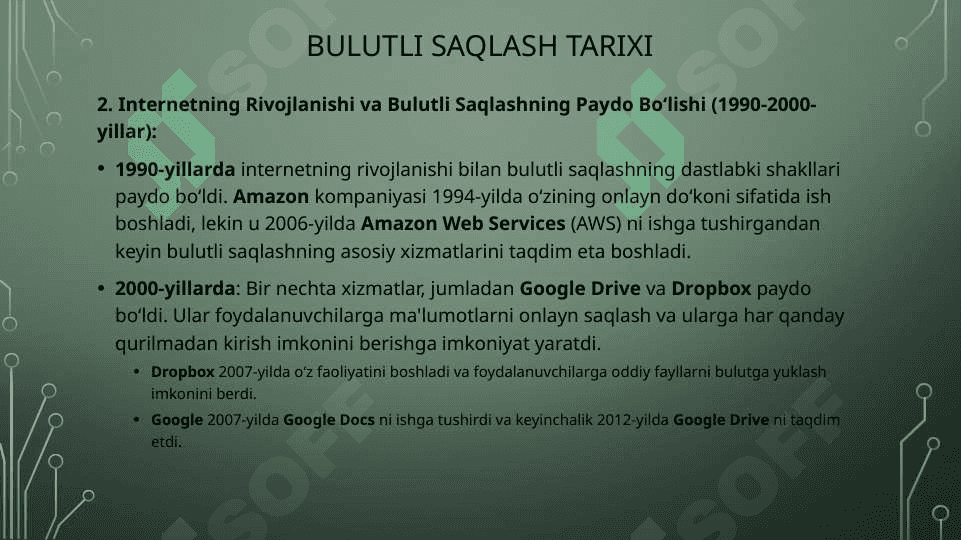 Bulutli Saqlash 7