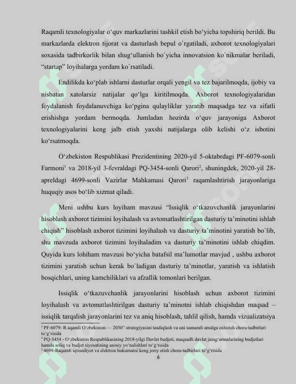 Issiqlik o’tkazuvchanlik jarayonlarini hisoblash axborot tizimini loyihalash va avtomatlashtirilgan dastur taminotini ishlab chiqish. 4