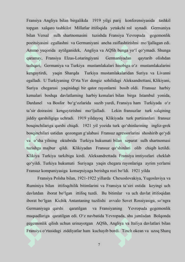 Fransiya 1918-1945 yillarda ichki siyosati 7