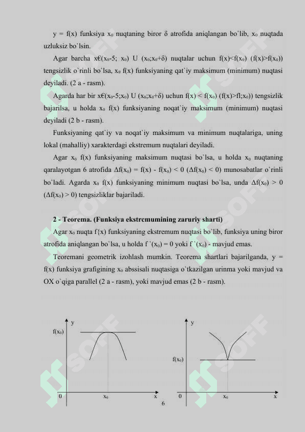 Funksiyalar grafigini tekshirish. 6