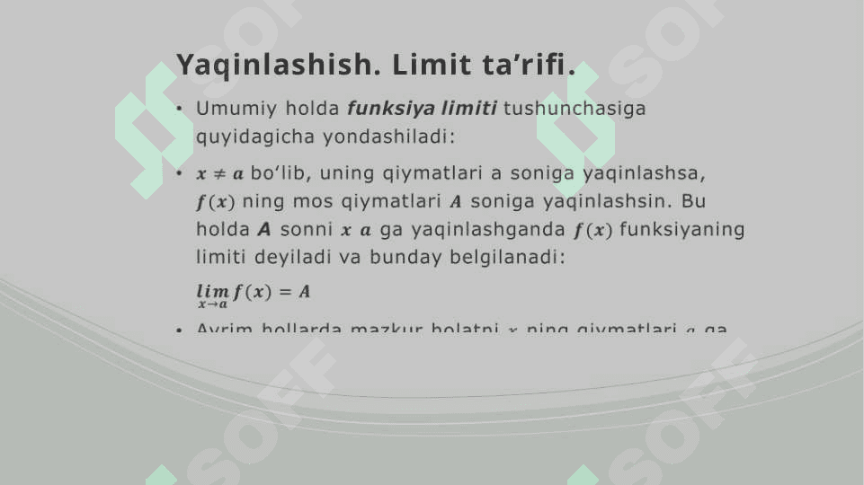 Limit 6