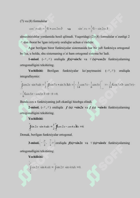 Fure qatorlari 5