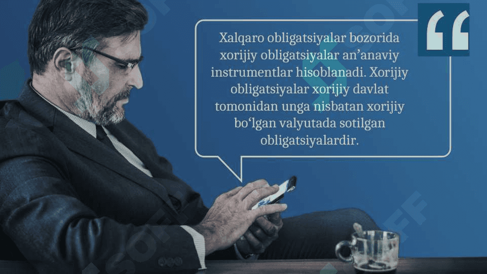 XALQARO QIMMATLI QOGʻOZLAR BOZORINING AMAL QILISH MEXANIZMI 8