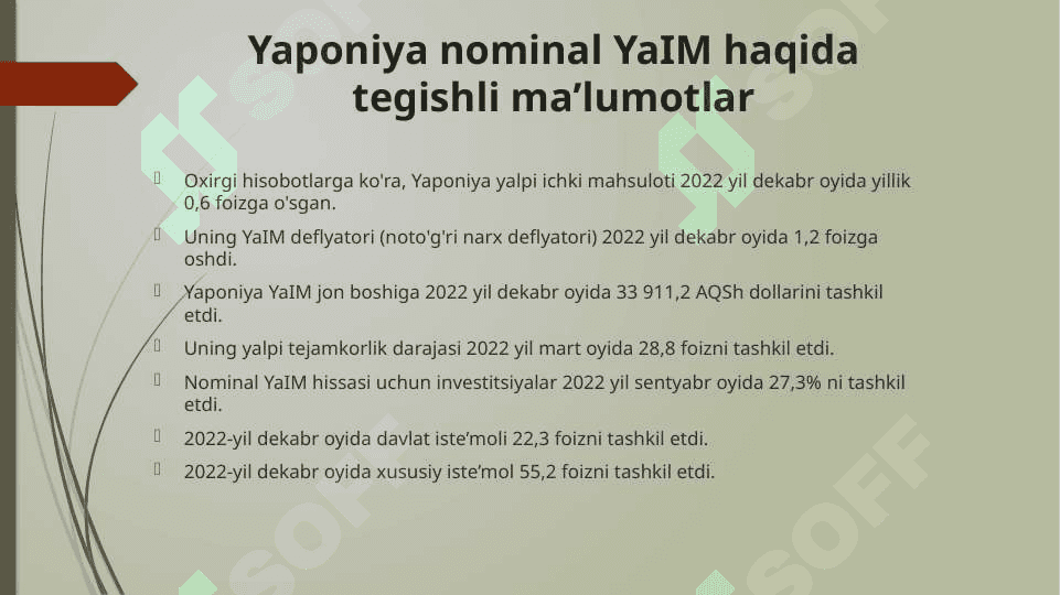 Yaponiya nominal YaIM 2