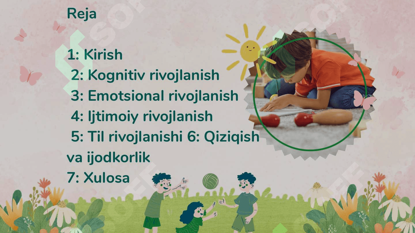 Uch yoshli bolalarning psixologik xususiyatlari Uch yoshli bolalarning psixologik xususiyatlari 2