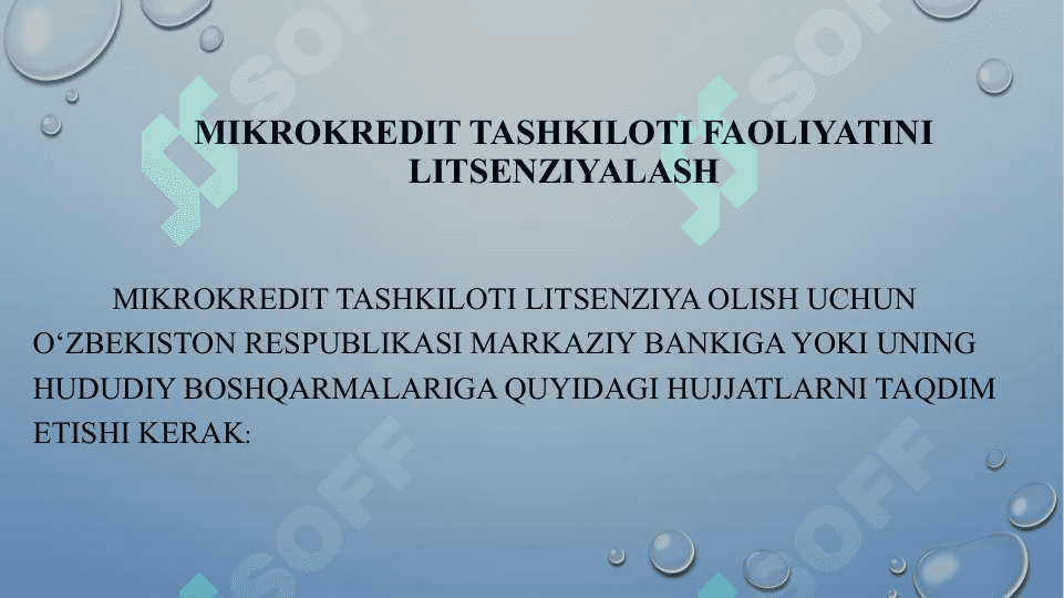 mikrokredit tashkiloti 8