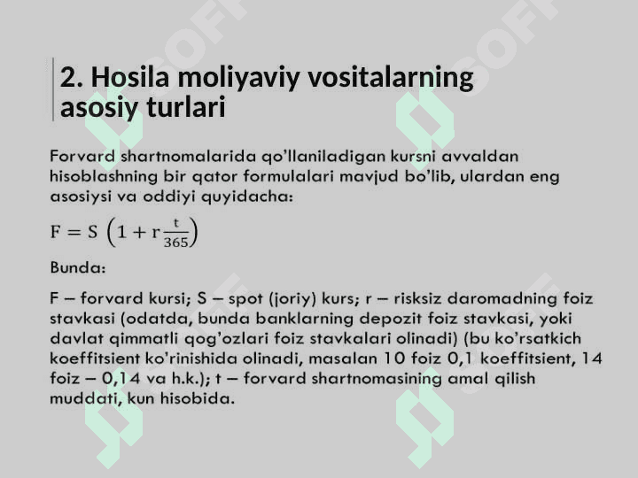 Moliyaviy derivativlar bozori 6