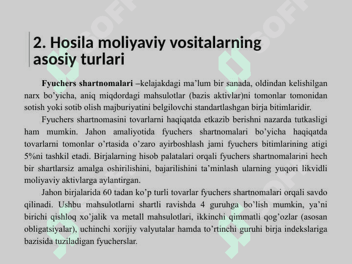 Moliyaviy derivativlar bozori 8