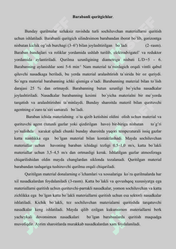 MEVALARNI QURITISH USULLARI 5