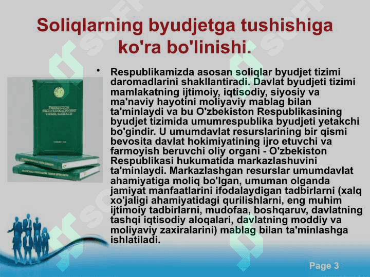 O`zbekiston soliq siyosati 3