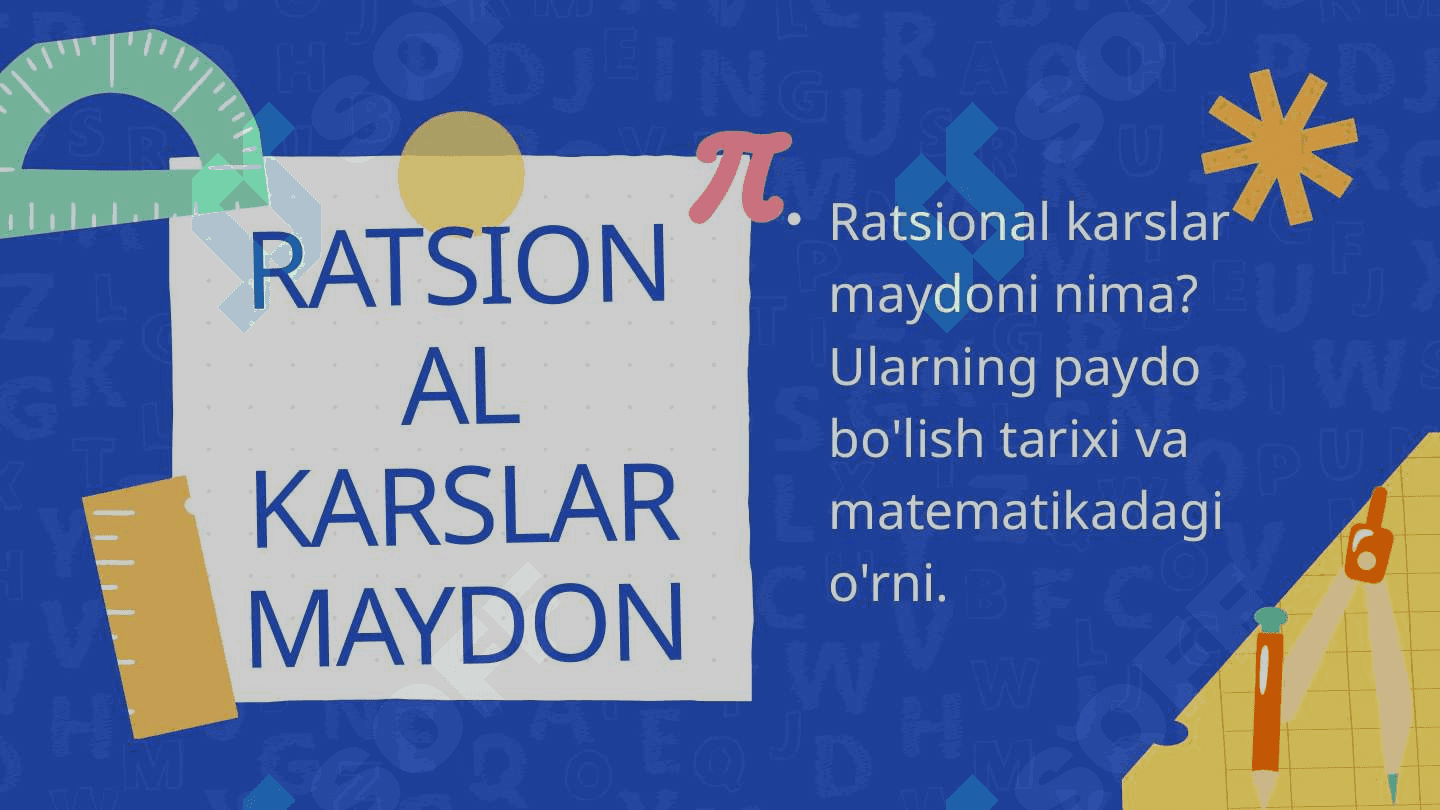 RATSIONAL KARSLAR MAYDONI 3