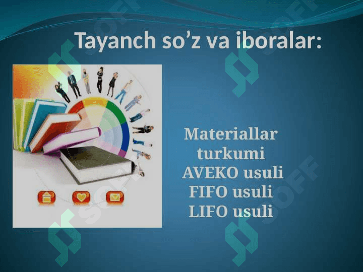 Materiallar hisobi 2