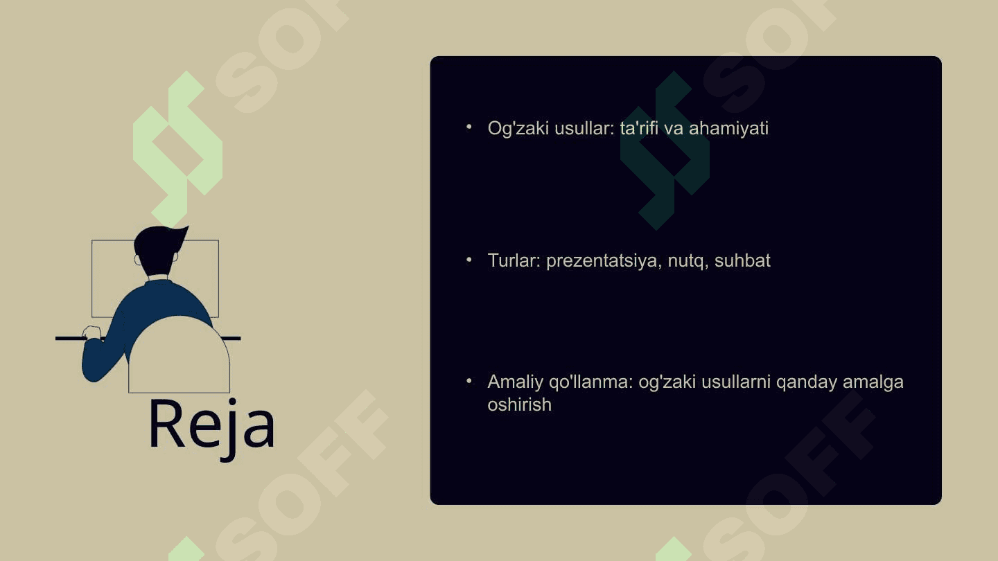 Og'zaki usullar va ularning turlari 2