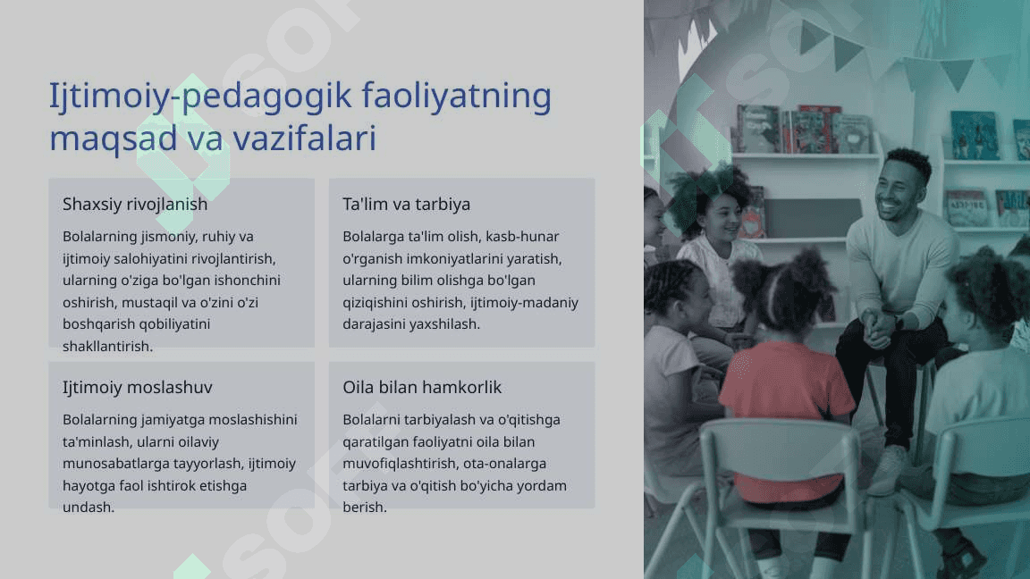 Ota-Ona Qarmog'ida Bo'lmagan Bolalar Bilan Ijtimoiy Pedogogik Faoliyat 8