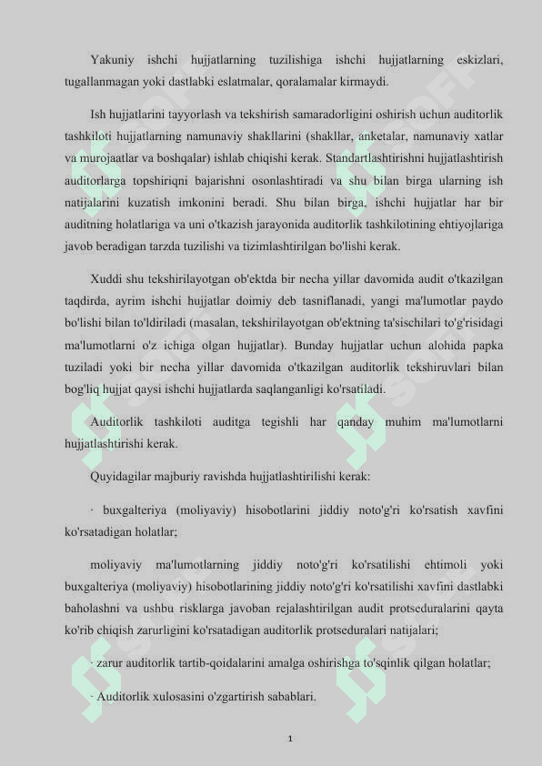 Auditorlik tashkilotining ish xujjatlari 8