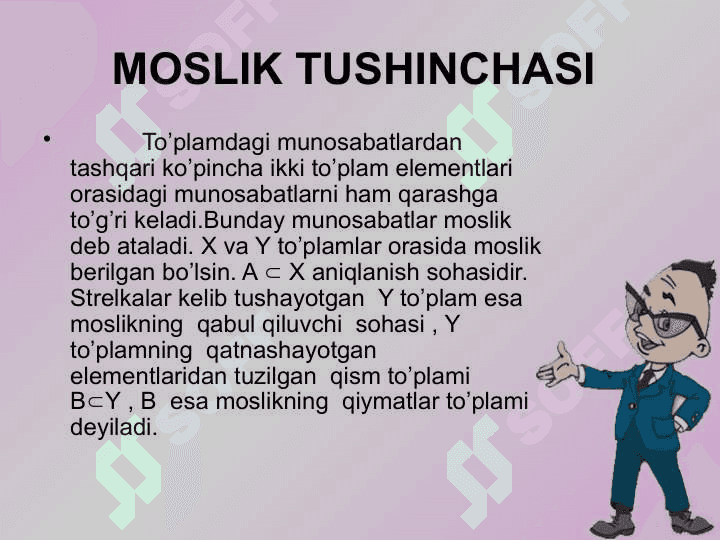 Moslik tushunchasi 3