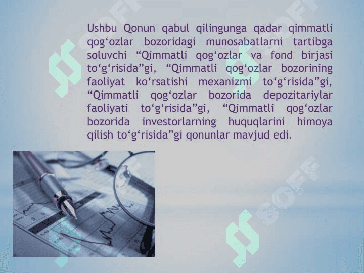 Qimmatli qog’ozlar bozori 4