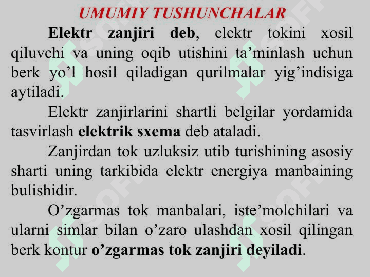 Elektr zanjirlari 2