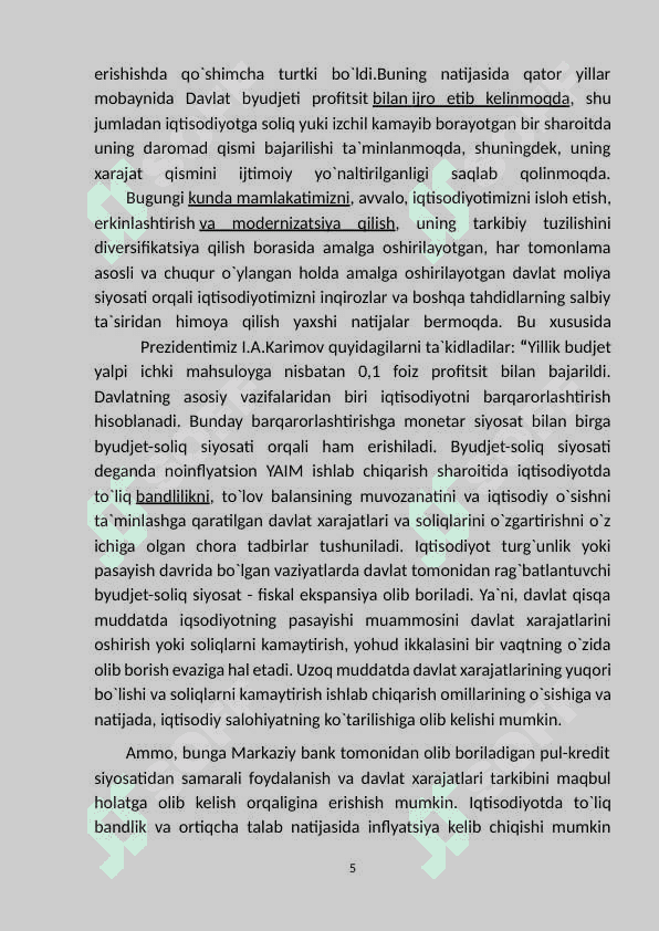Byudjet-soliq sektori va uning tarkibi. 5