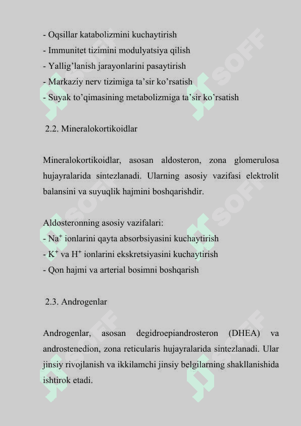 STRESS HOLATIDA BUYURAK USTI BEZLARI PO’STLOG’I GORMONLARNING RO’LI VA HUJAYRALARNING MORFOLOGIK TUZILISHI 6