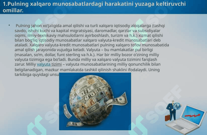 PULNING XALQARO MUNOSABATLARDAGI XARAKATI 2
