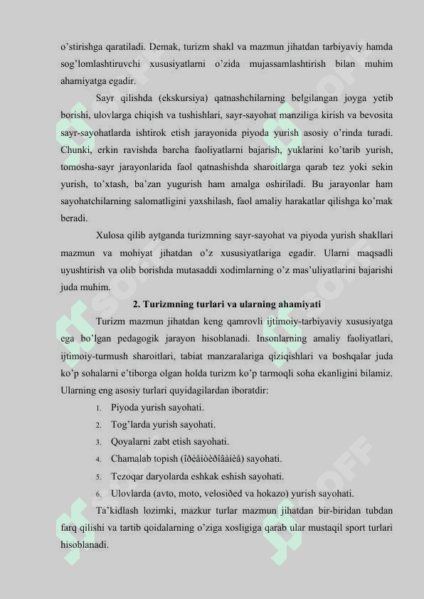 TURIZMNING SHAKLLARI VA TURLARI 3