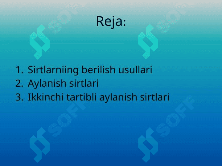 Sirtlar 2