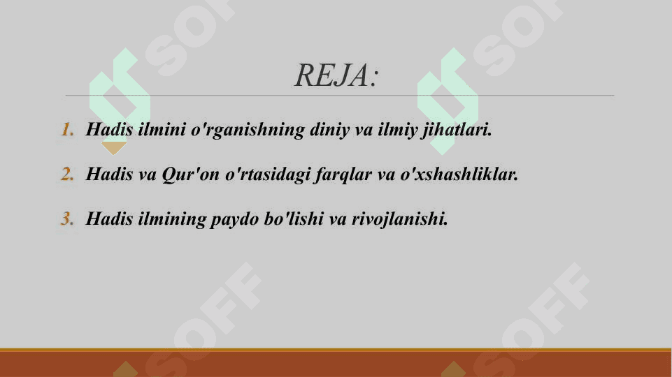 HADIS ILMINING MAZMUNI 2