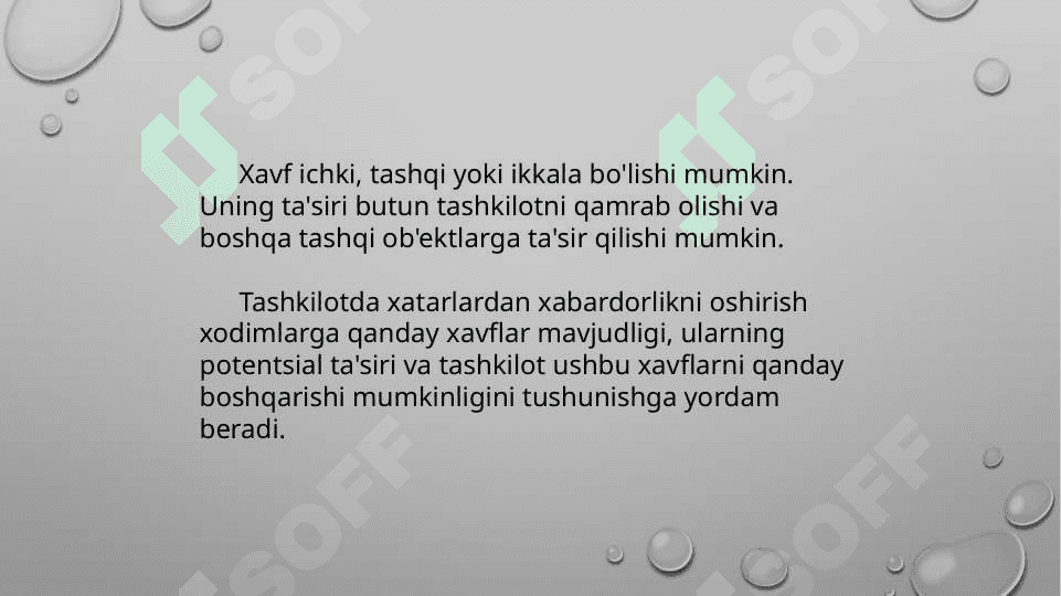 Axborot xavsizligida xatarlar va ularni baholash 4