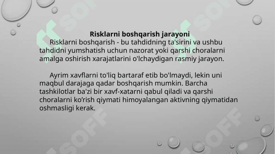 Axborot xavsizligida xatarlar va ularni baholash 5