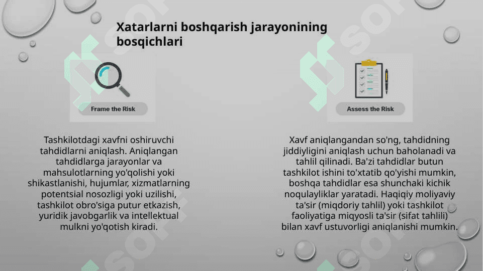 Axborot xavsizligida xatarlar va ularni baholash 6