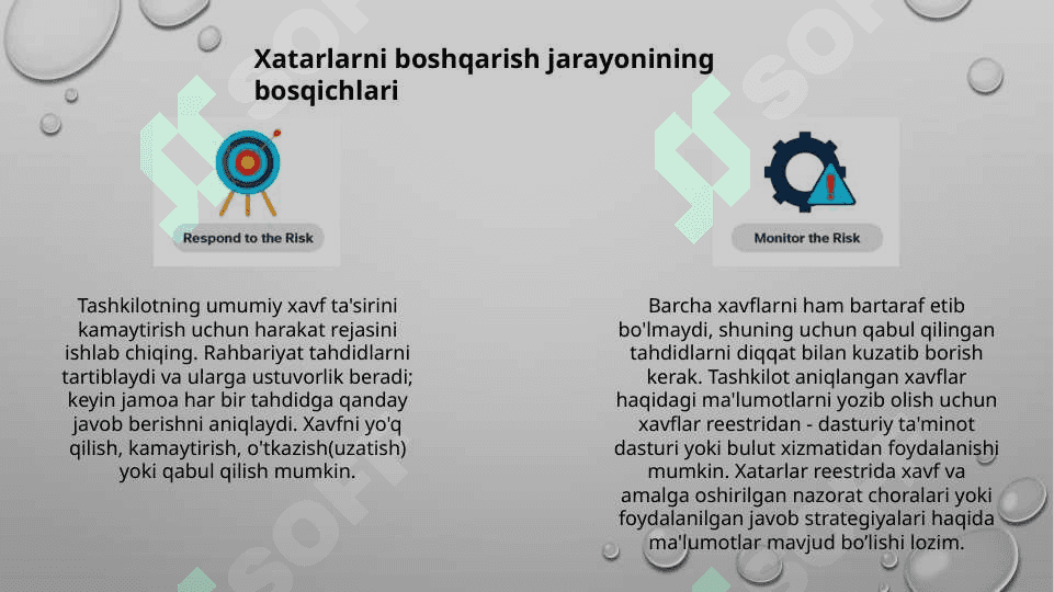 Axborot xavsizligida xatarlar va ularni baholash 7